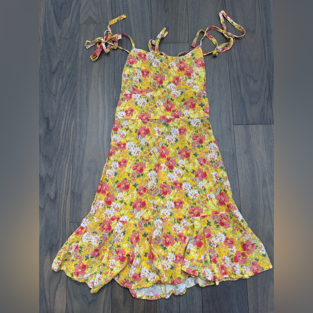 Wild Fable Yellow Floral Dress
